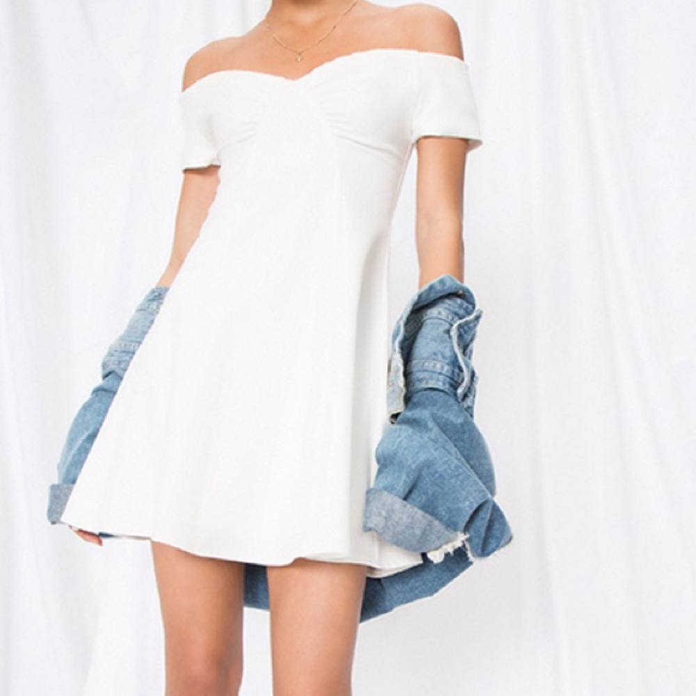 Superdown Revolve Monica Fit & Flare Dress Bride